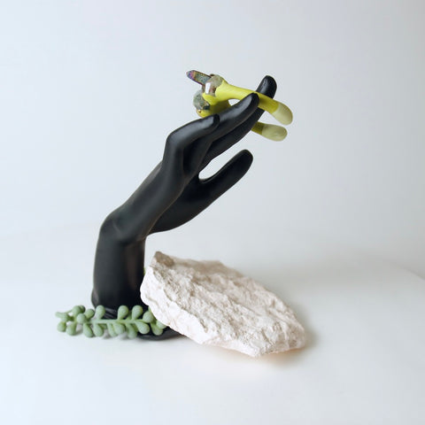 Powerpuff cuff bracelet in lime