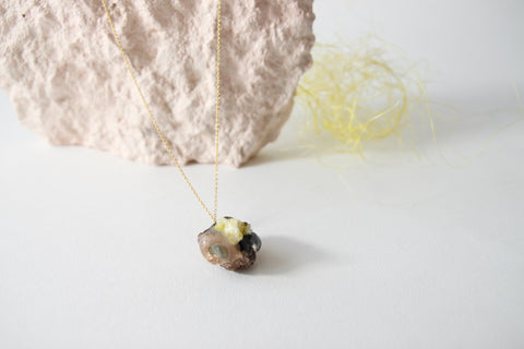 Amulet necklace in earthly wonder