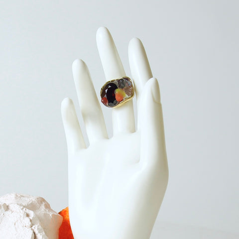 Garnet greatness ring