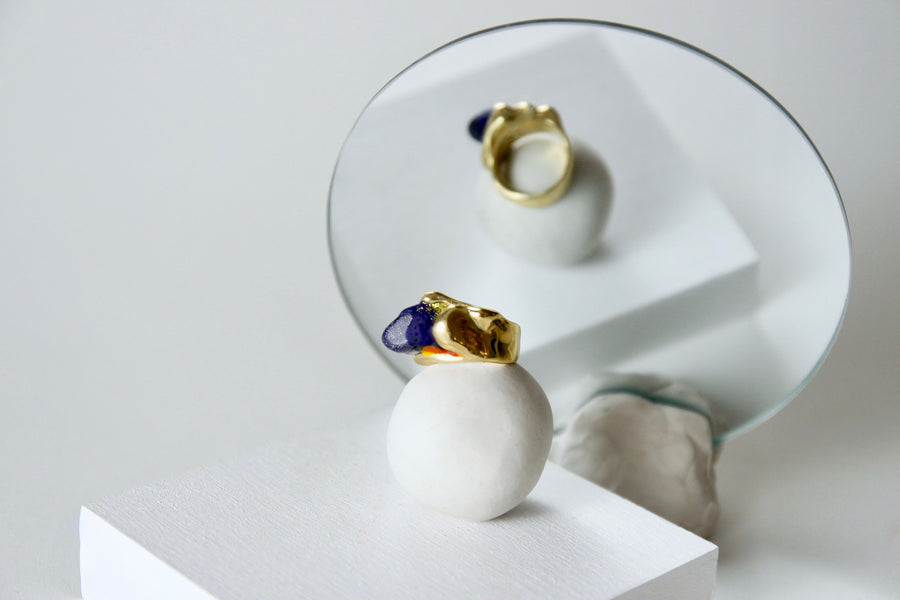 Midnight sky ring