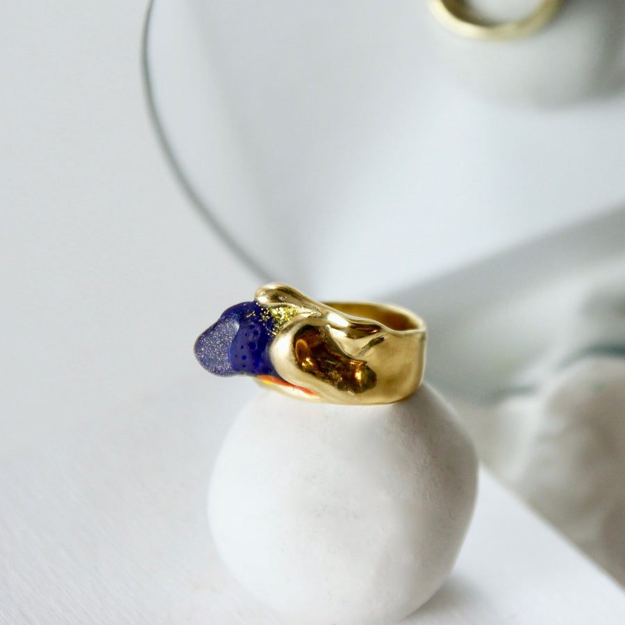 Midnight sky ring