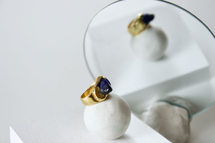 Midnight sky ring