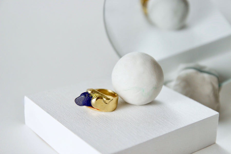 Midnight sky ring