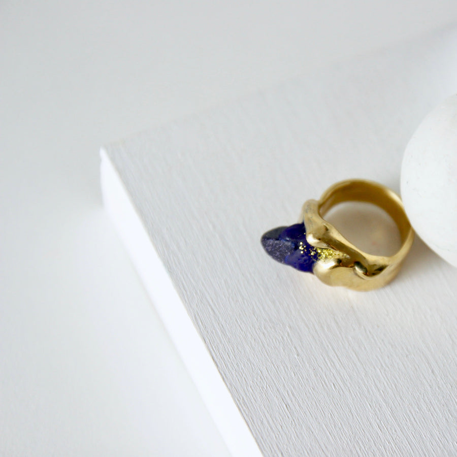 Midnight sky ring