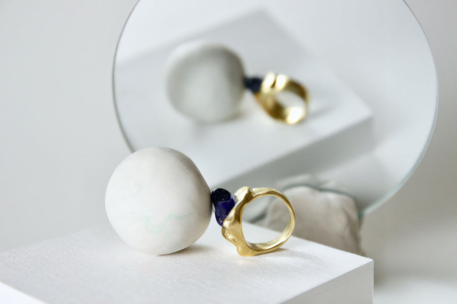 Midnight sky ring